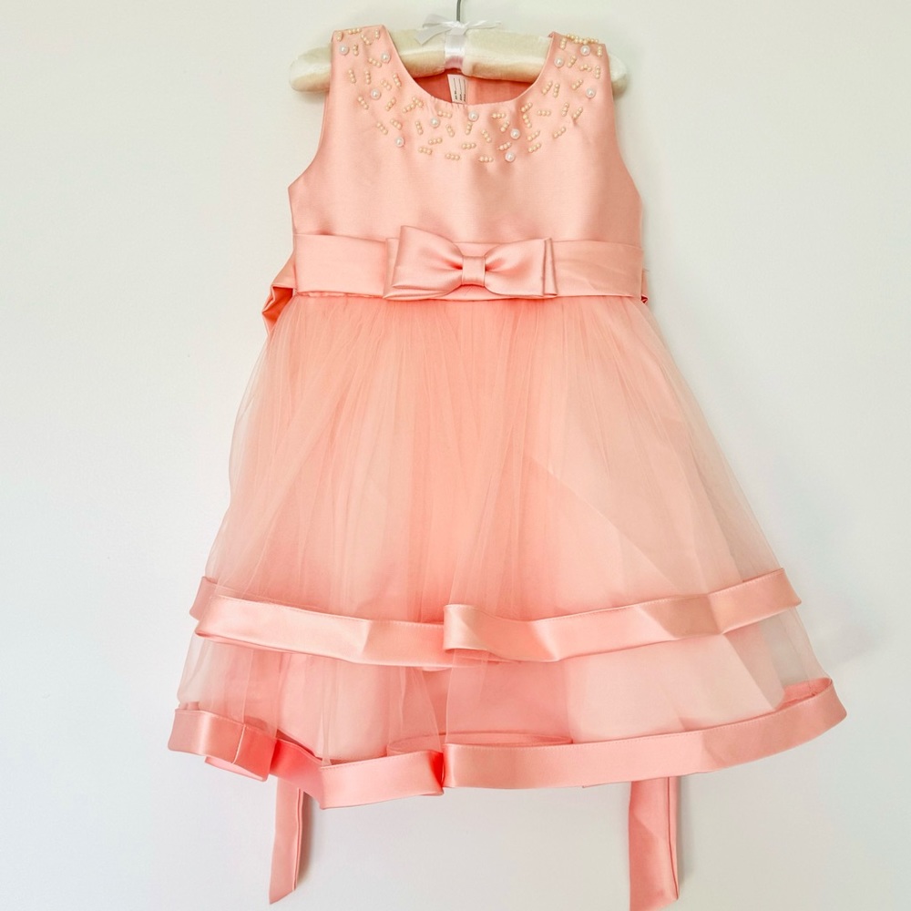 New Girl Pink Party Dress sz 5t (120)
